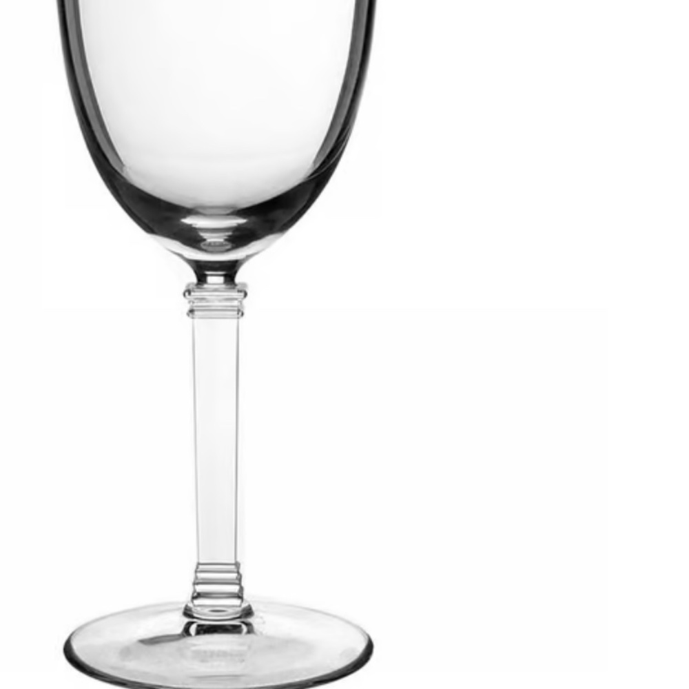 SET OF 2  Water Goblet Glasses - Hampton by TIFFANY